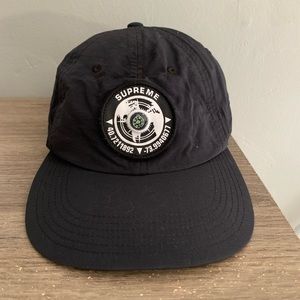 Worn supreme hat